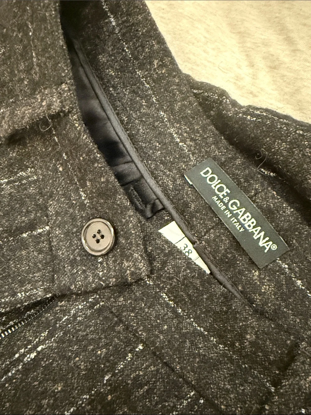 Dolce & Gabbana Black Pinstripe Woman's Dress Pants - Picture 8 of 8